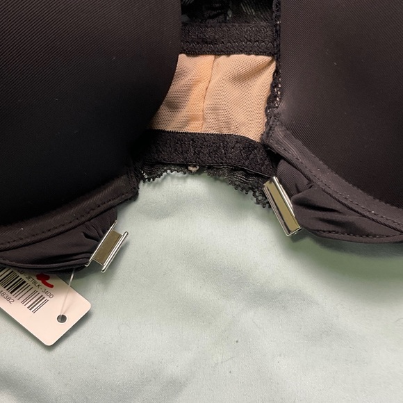 Adore Me Black Lace Front Hook Racerback Underwire Contour Bra - Picture 4 of 9